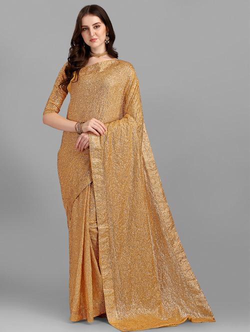 women's embellished saree with blouse - 18446776 - Very Small Image - 1