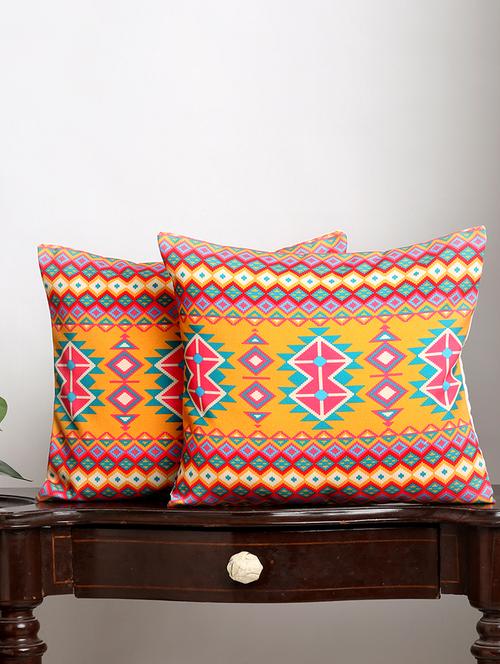 alina decor set of 2 digital printed cushion covers 16 x 16 inch - 18448127 - Very Small Image - 1