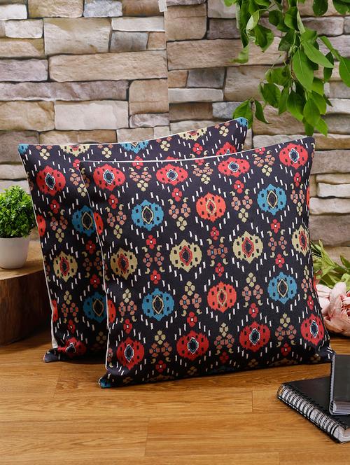 alina decor set of 2 digital printed cushion covers 16 x 16 inch - 18448141 - Very Small Image - 1