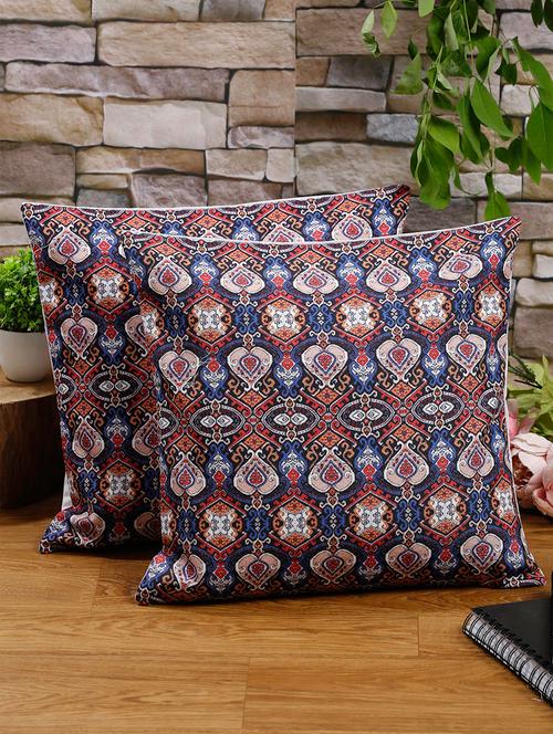 alina decor set of 2 digital printed cushion covers 16 x 16 inch - 18448144 - Very Small Image - 1