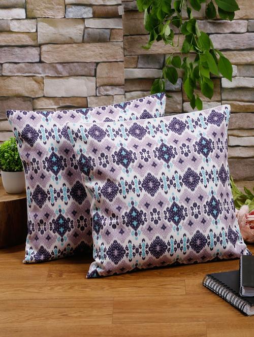 alina decor set of 2 embllished cushion covers 16 x 16 inch - 18448160 - Very Small Image - 1