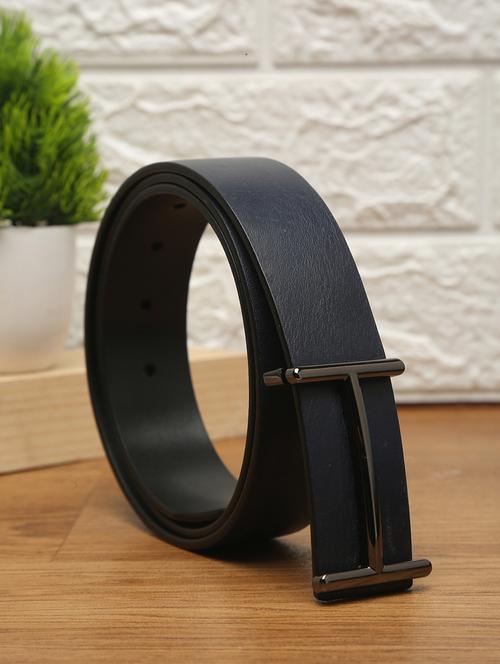 navy leather belt - 18449261 - Very Small Image - 1