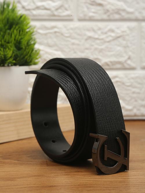 black leather belt - 18449267 - Very Small Image - 1