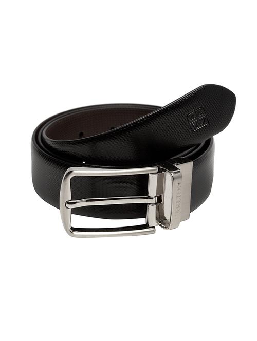 black/brown reversible leather belt - 18449339 - Very Small Image - 1