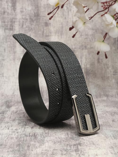 grey leather belt - 18449420 - Very Small Image - 1