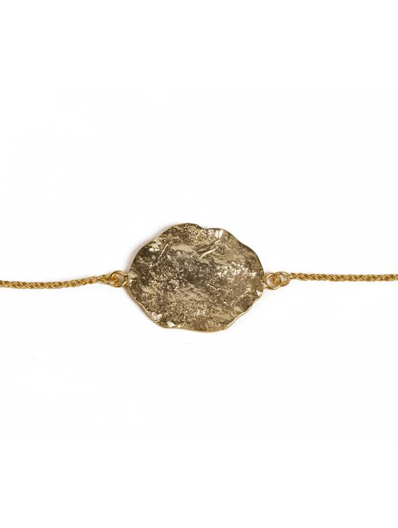 authentic hammered gold bracelet - 18449903 - Standard Image - 3