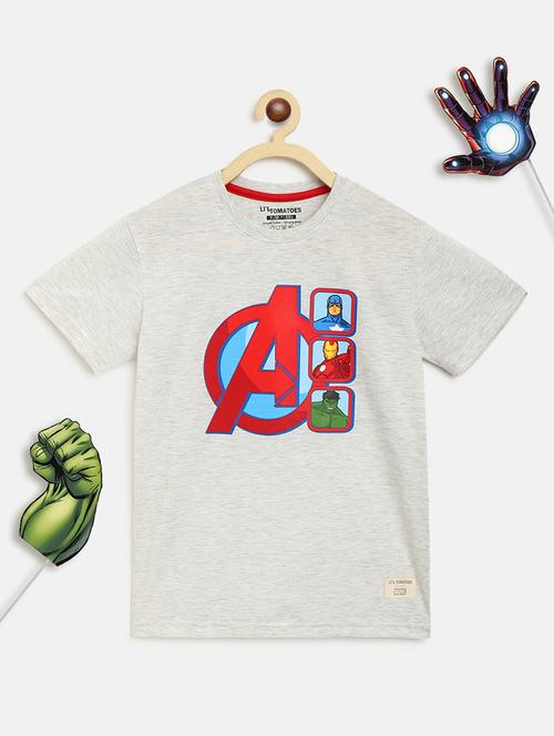 boys grey avengers t-shirt  - 18451054 - Very Small Image - 1