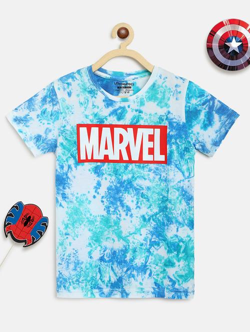 boys blue tie & dye t-shirt  - 18451062 - Very Small Image - 1