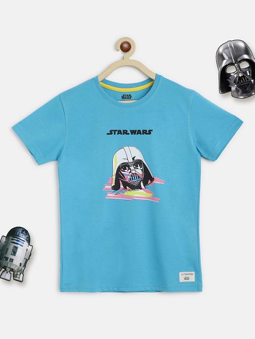 boys blue typographic t-shirt - 18451829 - Very Small Image - 1