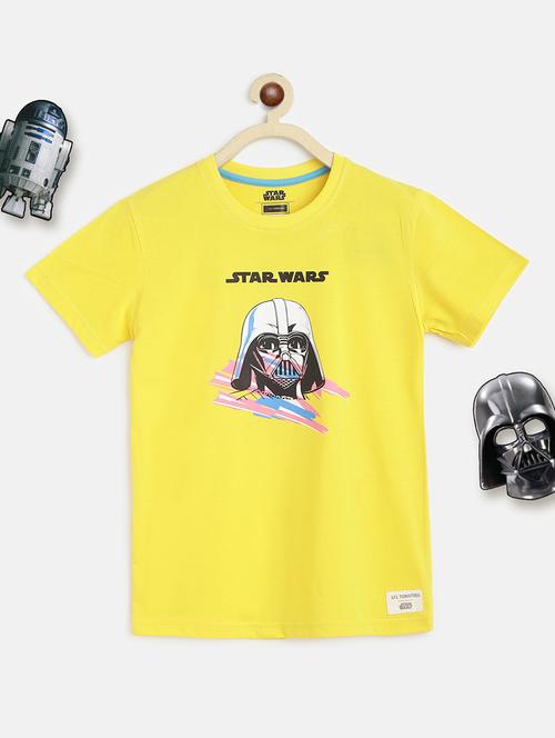 boys yellow typographic t-shirt - 18451830 - Very Small Image - 1