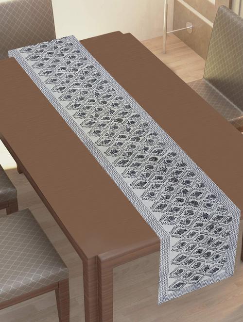 texstylehome thick cotton 16x72 inches block print 6 seater table runner - 18452167 - Very Small Image - 1