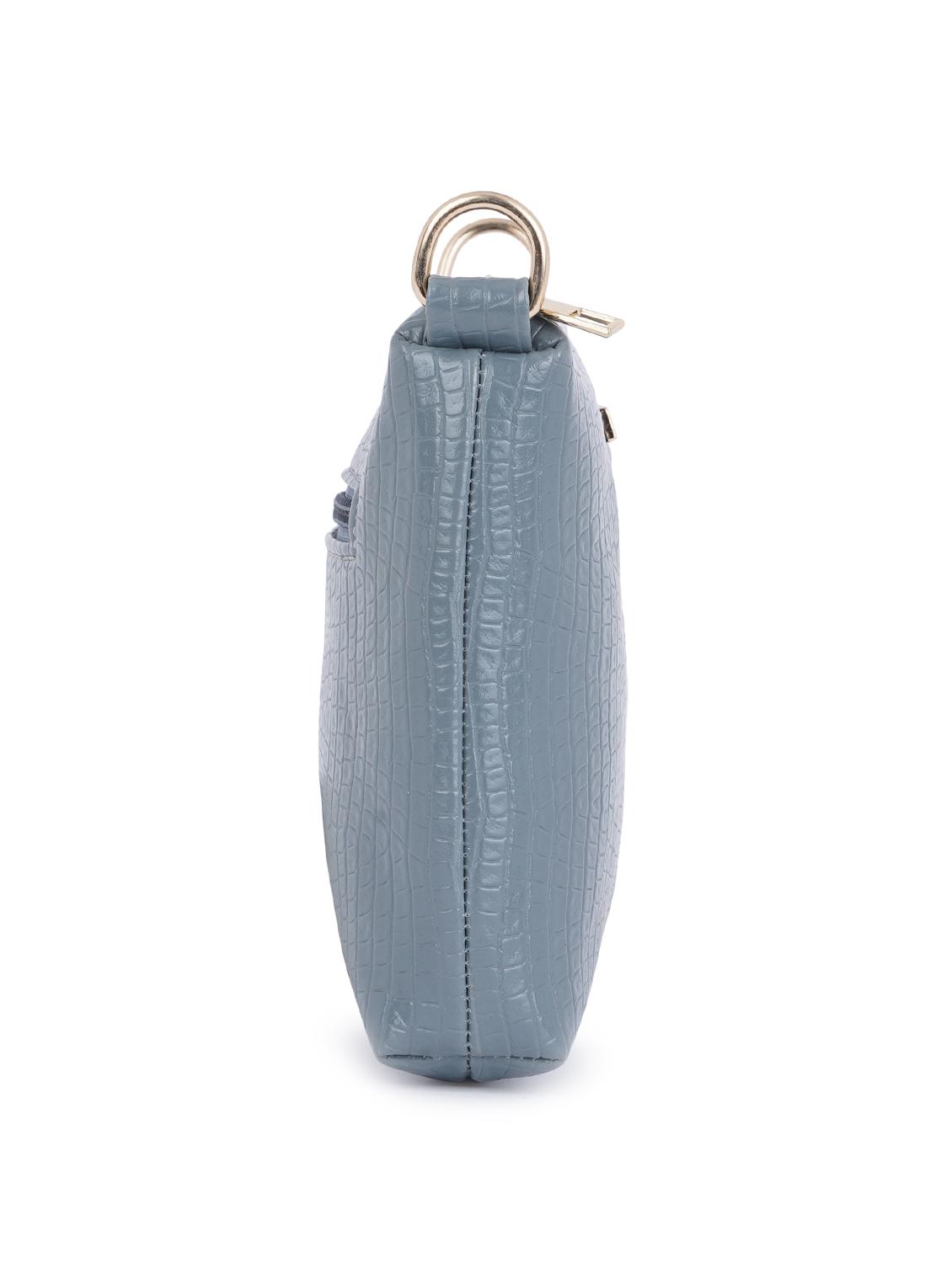 purist blue textured regular sling bag - 18452672 - Standard Image - 4