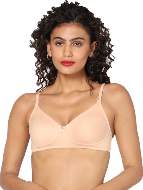 beige lightly padded maternity/nursing bra - 18453441 - Very Small Image - 1