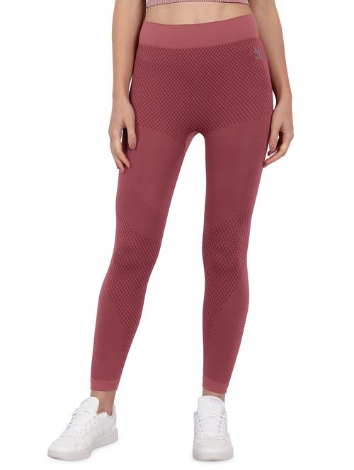 maroon self design legging - 18453567 - Very Small Image - 1