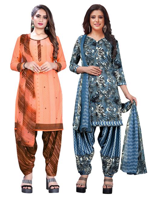 set of 2 unstitched suit set combos  - 18454093 - Very Small Image - 1