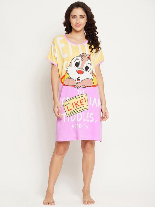 round neck graphic sleepshirt - 18454426 - Very Small Image - 1