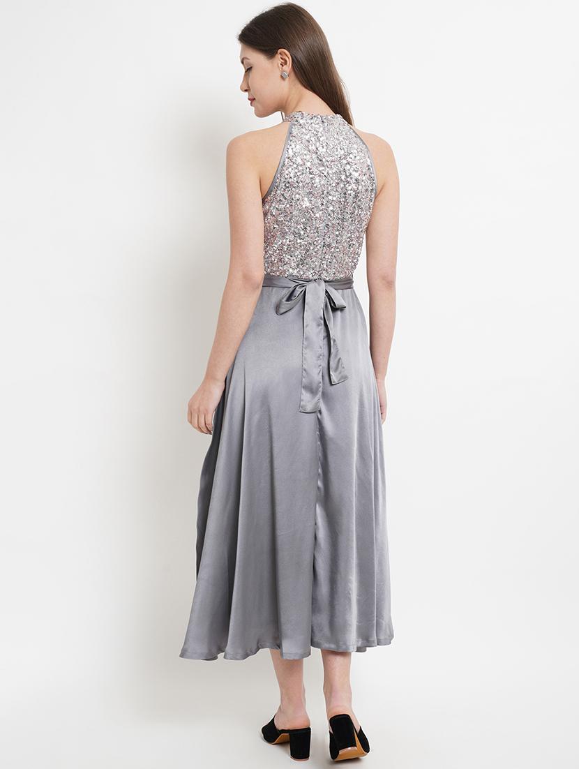 women's fit & flare midi dress - 18454573 - Standard Image - 2