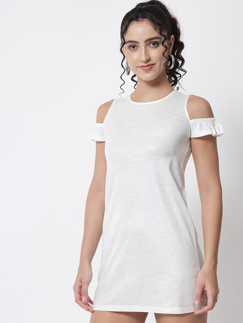 women's shift solid dress - 18455408 - Very Small Image - 1