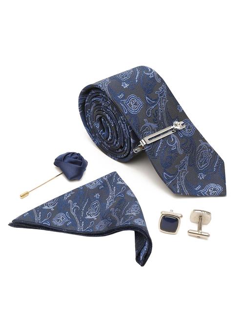  self design tie with pocket square & cufflinks - 18458768 - Very Small Image - 1