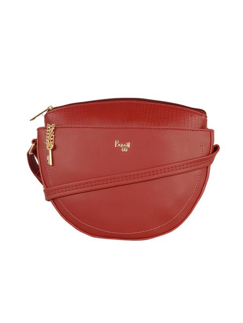 red solid messenger sling bag - 18459946 - Very Small Image - 1