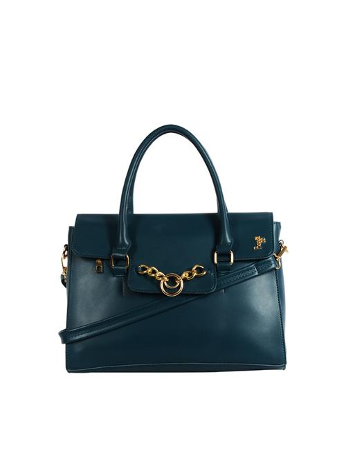 green solid regular handbag - 18459957 - Very Small Image - 1