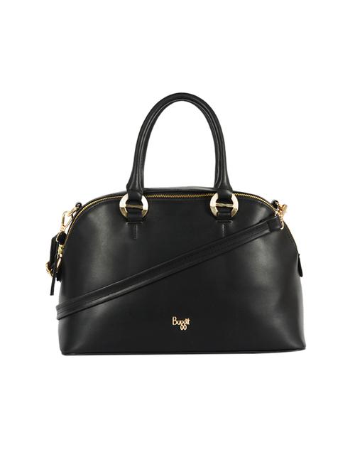 black solid regular handbag - 18459977 - Very Small Image - 1