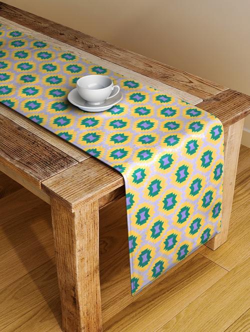 alina decor digital printed table runner for center and dining tabale - 13x54 inch - 18460074 - Very Small Image - 1