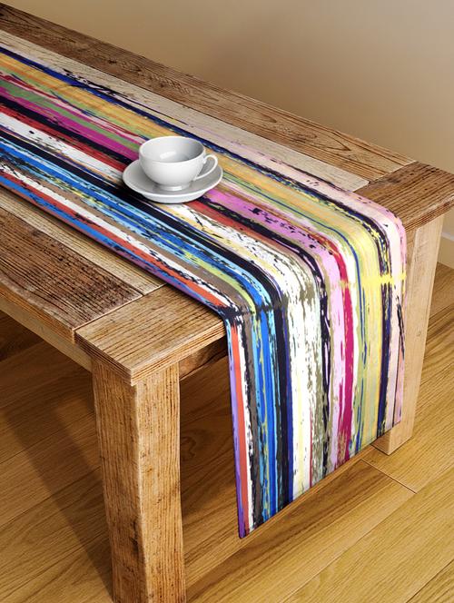 alina decor digital printed table runner for center and dining tabale - 13x54 inch - 18460077 - Very Small Image - 1