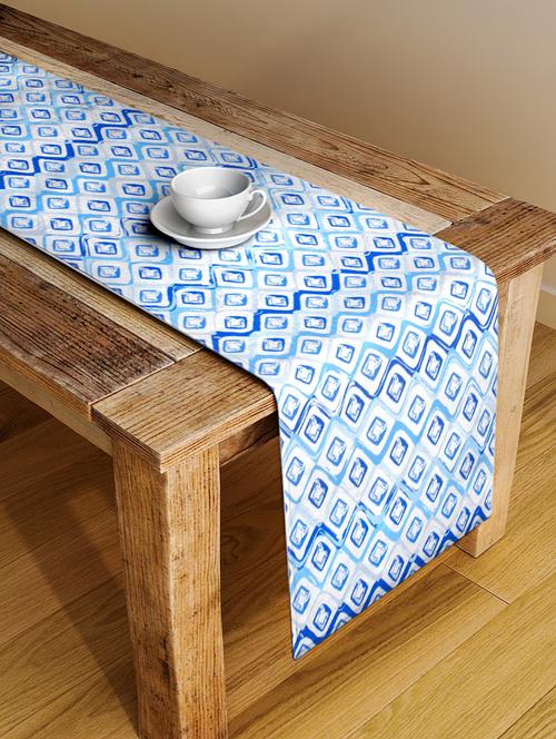 alina decor digital printed table runner for center and dining tabale - 13x54 inch - 18460090 - Very Small Image - 1