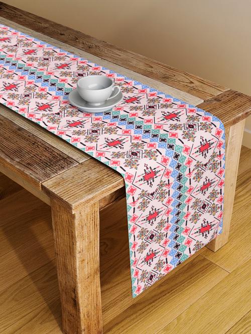 alina decor digital printed table runner for center and dining tabale - 13x56 inch - 18460159 - Very Small Image - 1