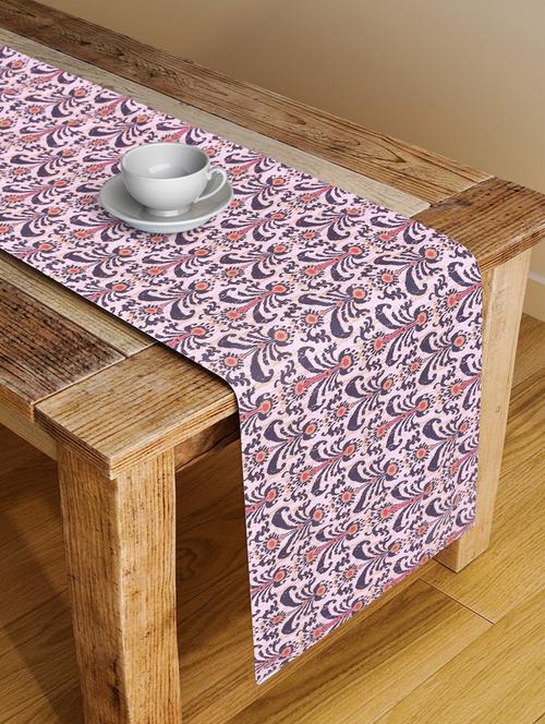 alina decor digital printed table runner for center and dining tabale - 13x56 inch - 18460172 - Very Small Image - 1
