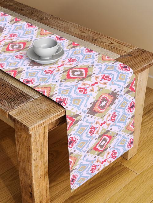 alina decor digital printed table runner for center and dining tabale - 13x56 inch - 18460182 - Very Small Image - 1