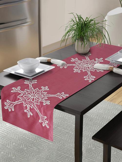 alina decor embllished table runner for center and dining tabale - 13x60 inch - 18460199 - Very Small Image - 1