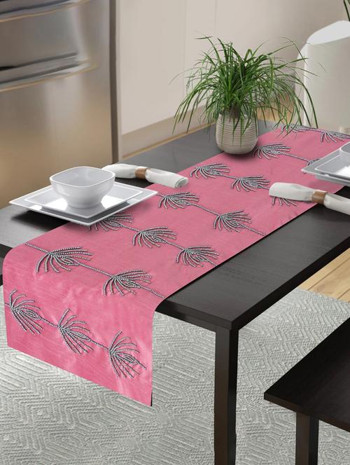 alina decor embllished table runner for center and dining tabale - 13x60 inch - 18460203 - Very Small Image - 1