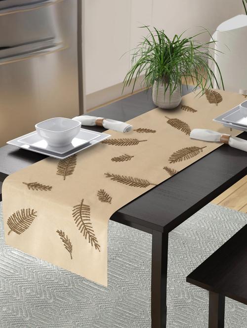 alina decor embllished table runner for center and dining tabale - 13x60 inch - 18460210 - Very Small Image - 1