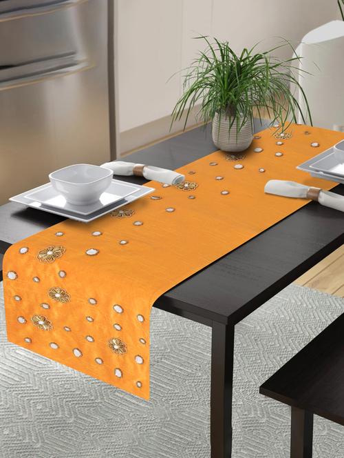 alina decor embllished table runner for center and dining tabale - 13x60 inch - 18460224 - Very Small Image - 1