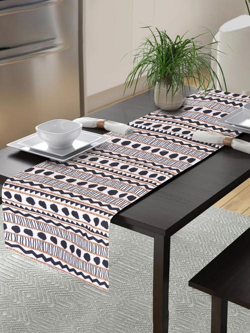 alina decor digital printed table runner for center and dining tabale - 13x56 inch - 18460253 - Very Small Image - 1