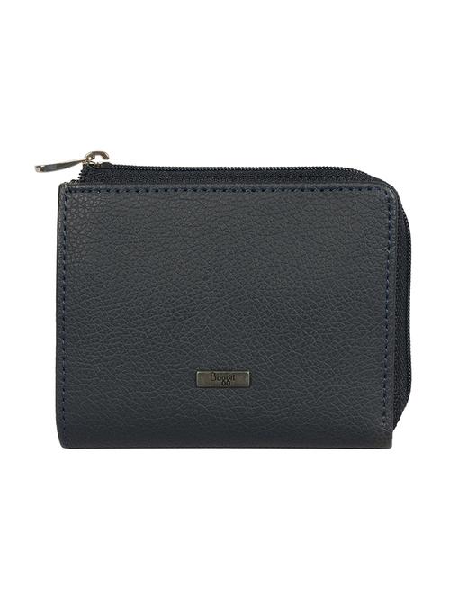 navy blue solid wallet - 18460452 - Very Small Image - 1