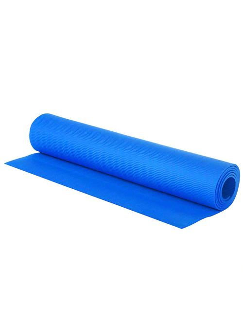 blue unisex textured anti skid yoga mat - 18461399 - Very Small Image - 1
