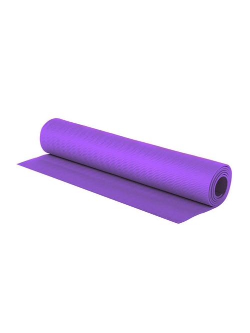 purple unisex textured anti skid yoga mat - 18461403 - Very Small Image - 1