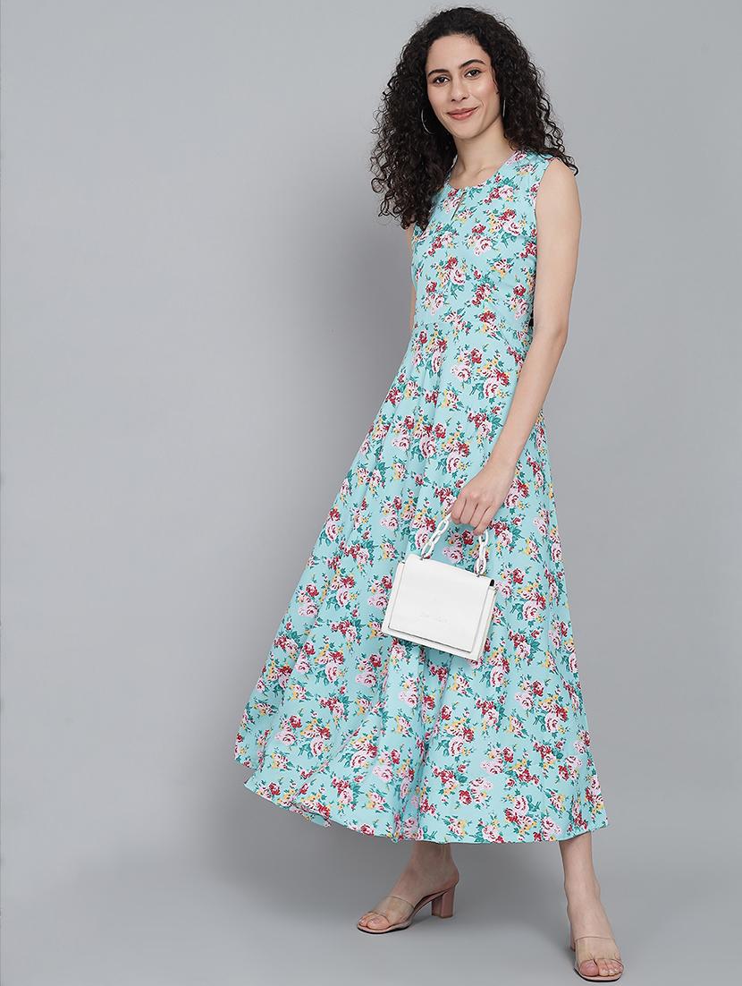 women's fit & flare floral dress - 18461749 - Zoom Image - 4