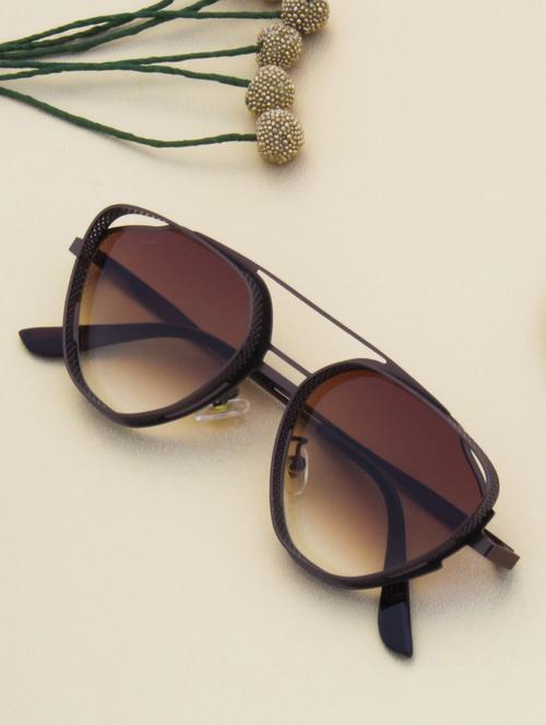 brown graded devil aviator sunglasses  - 18462280 - Very Small Image - 1