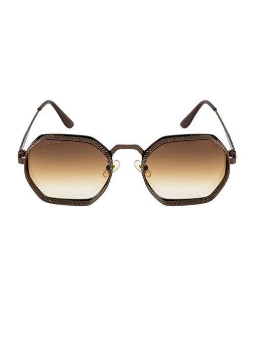  brown graded monster hexagon sunglasses  - 18462291 - Very Small Image - 1