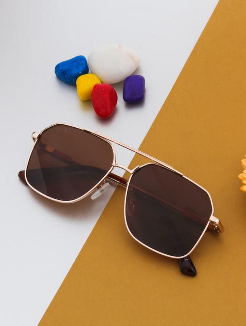 belmar aviator in brown sunglasses  - 18462397 - Very Small Image - 1