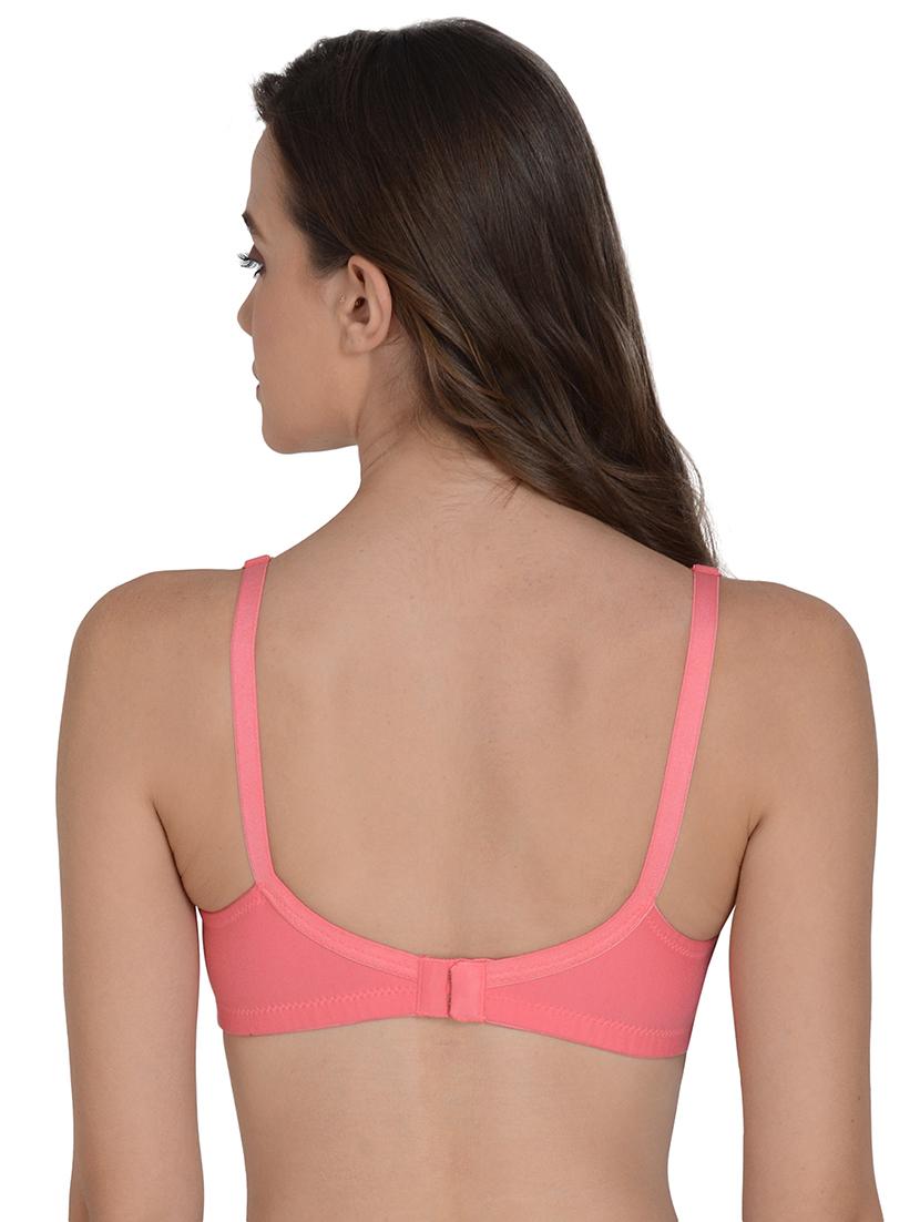 peach non padded regular bra - 18462592 - Zoom Image - 2