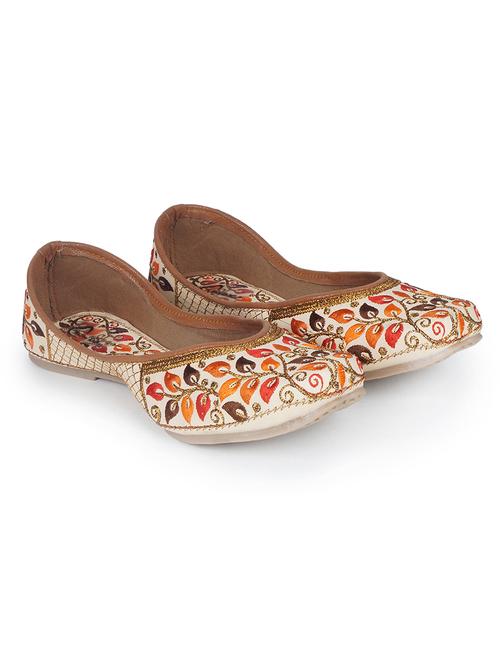 women multi colored slip on mojari - 18463216 - Very Small Image - 1