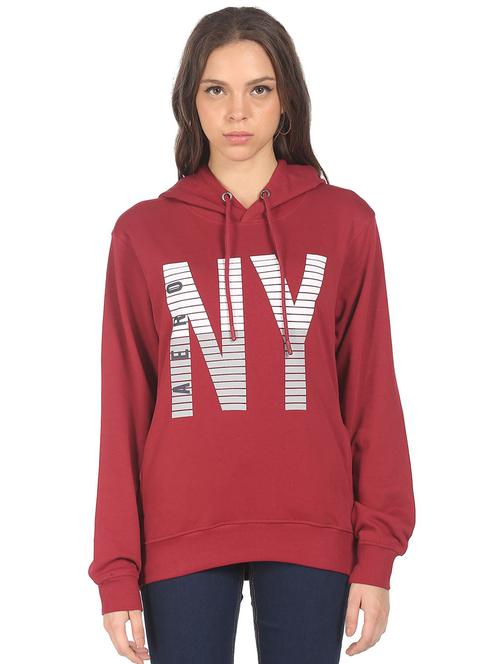 hooded neck graphic sweatshirt - 18463815 - Very Small Image - 1