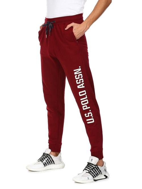 red printed joggers track pant - 18463894 - Very Small Image - 1