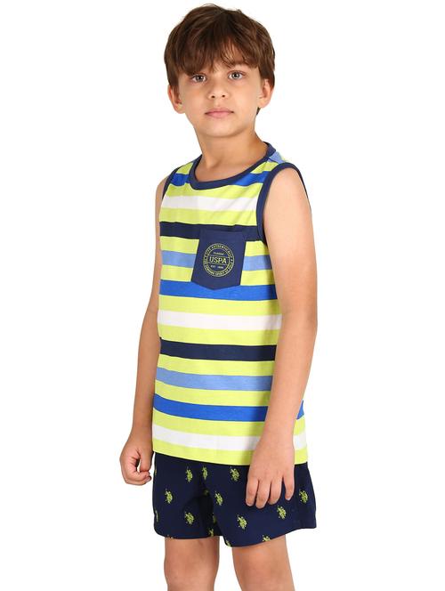boys round neck striped t-shirt  - 18464144 - Very Small Image - 1