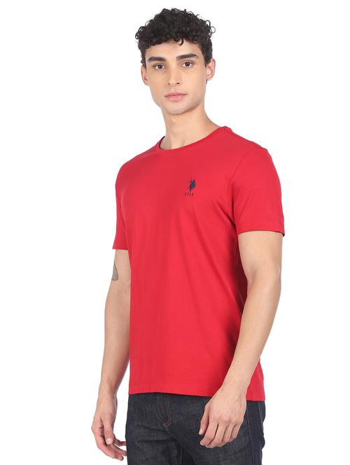 red solid t-shirt - 18464307 - Very Small Image - 1